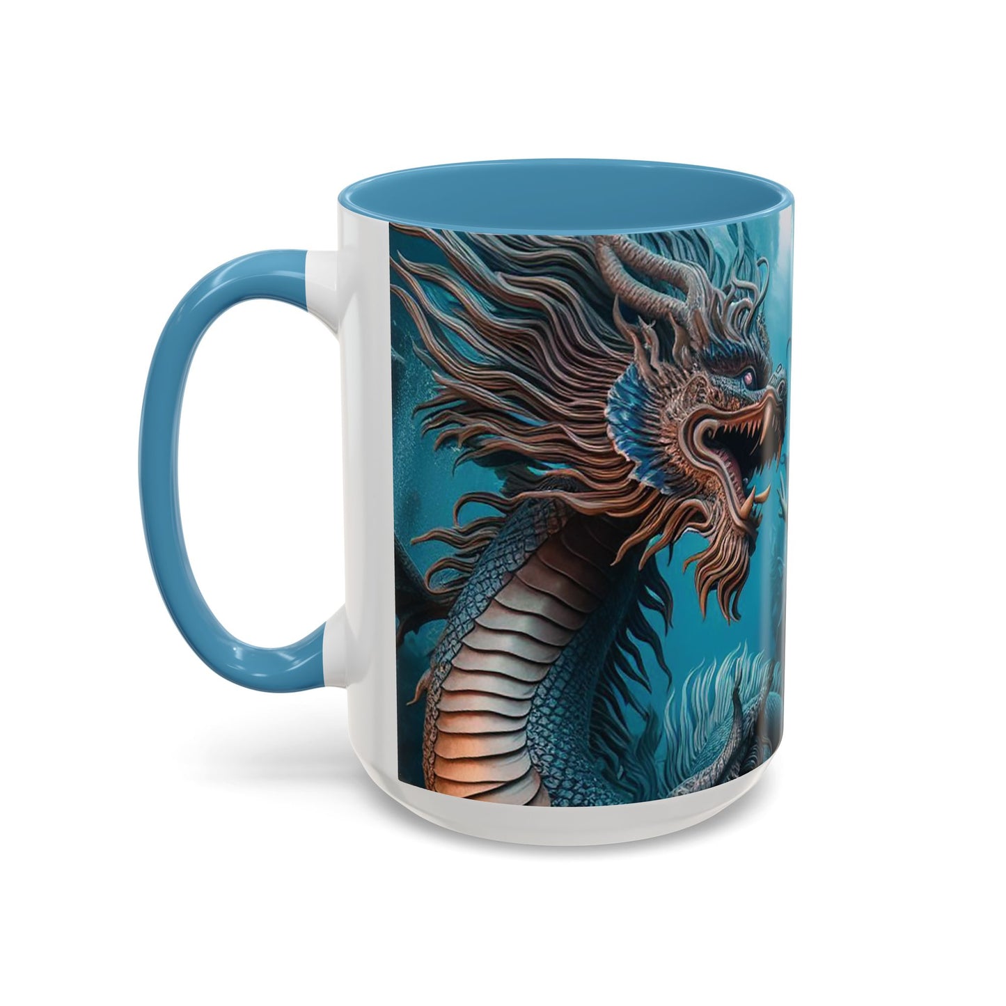 Mystical Mermaid Accent Coffee Mug | Perfect Gift for Fantasy Lovers | Ideal for Birthdays, Holidays, Home Decor, Unique Collectible