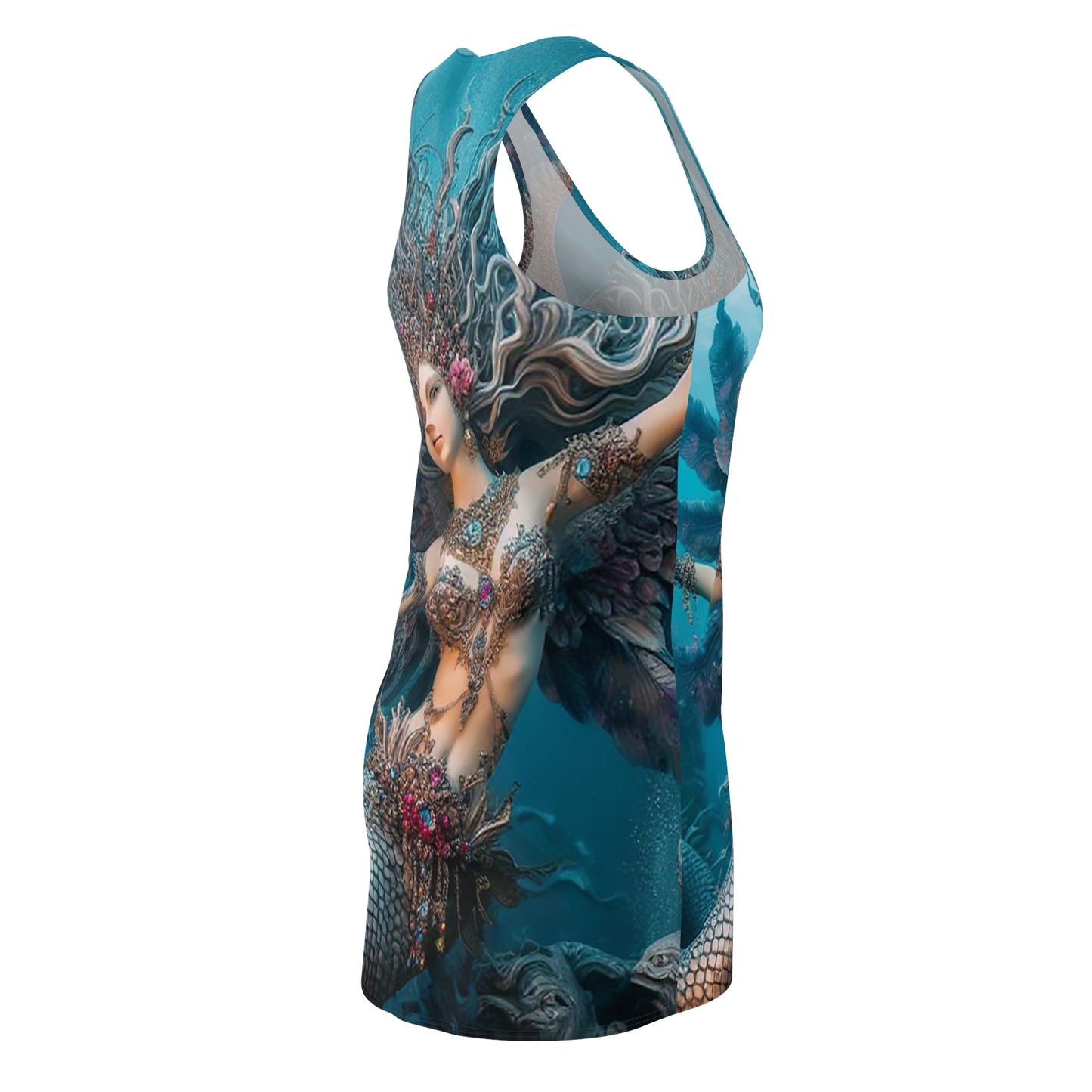 Lemuria Lemurmaid Mermaid Racerback Dress, Bohemian Style Dress, Summer Fashion