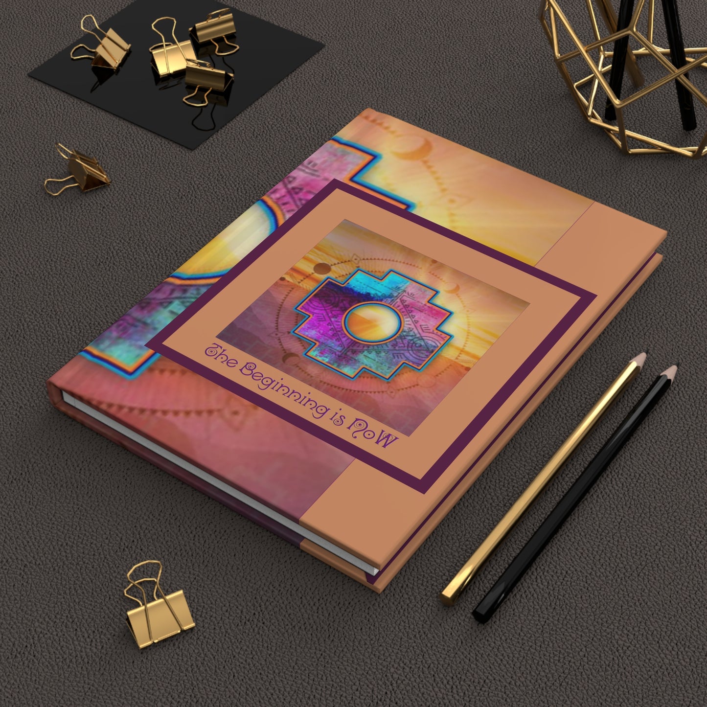 The Beginning is NoW, Vibrant Hardcover Journal for Reflection, Write Your Future  Gift, Creative Writing