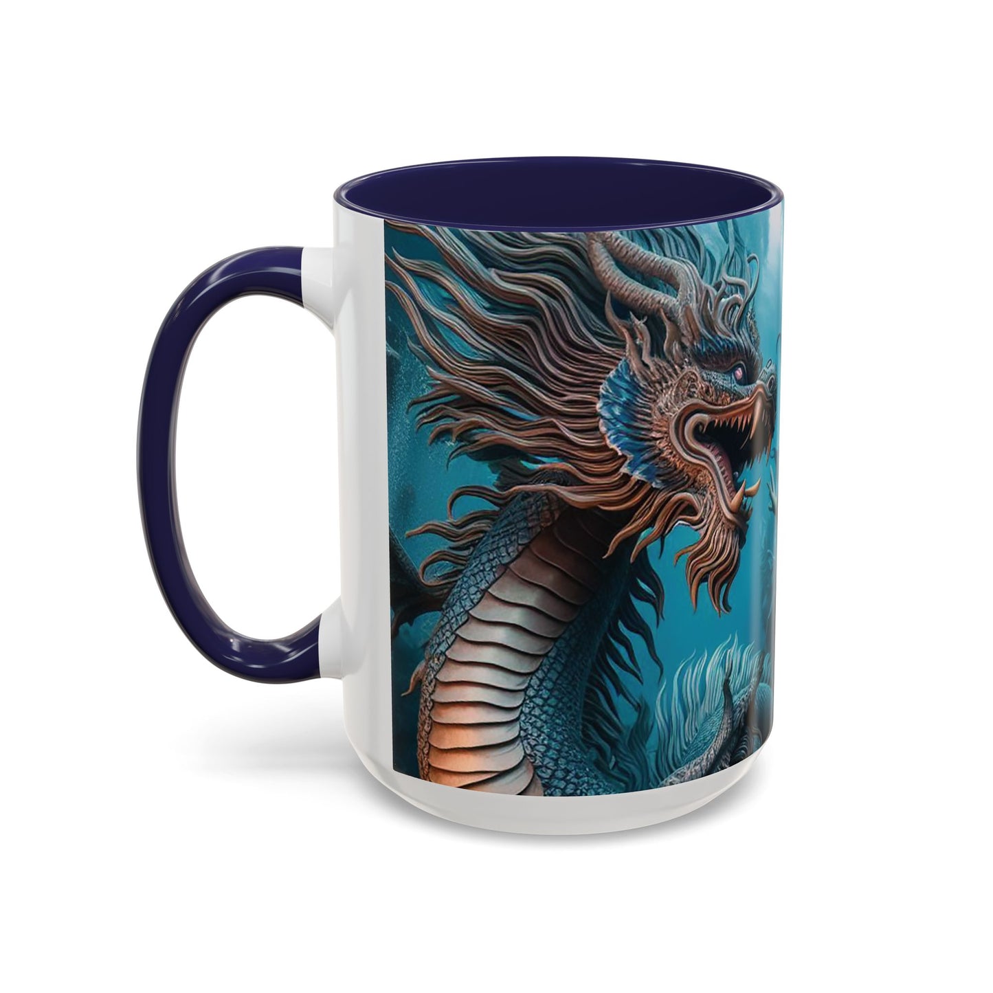 Mystical Mermaid Accent Coffee Mug | Perfect Gift for Fantasy Lovers | Ideal for Birthdays, Holidays, Home Decor, Unique Collectible