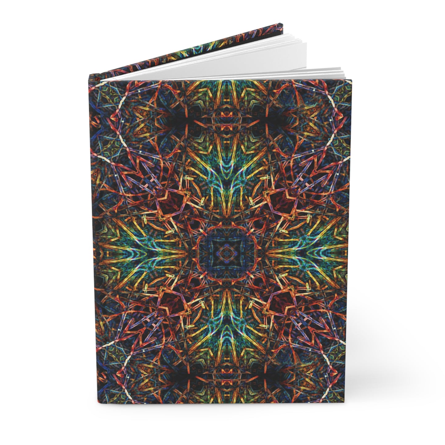 Stunning Kaleidoscope Hardcover Journal, Notebook for Writing, Diary, Gift for Artists, Spiritual Journaling, Meditation