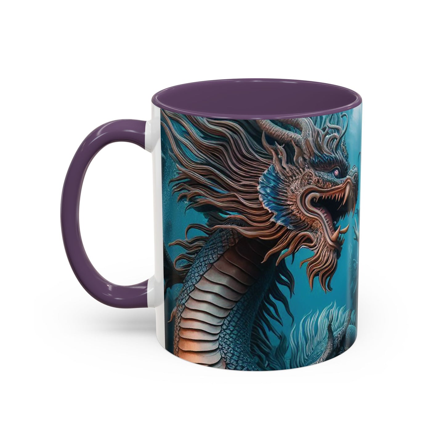 Mystical Mermaid Accent Coffee Mug | Perfect Gift for Fantasy Lovers | Ideal for Birthdays, Holidays, Home Decor, Unique Collectible