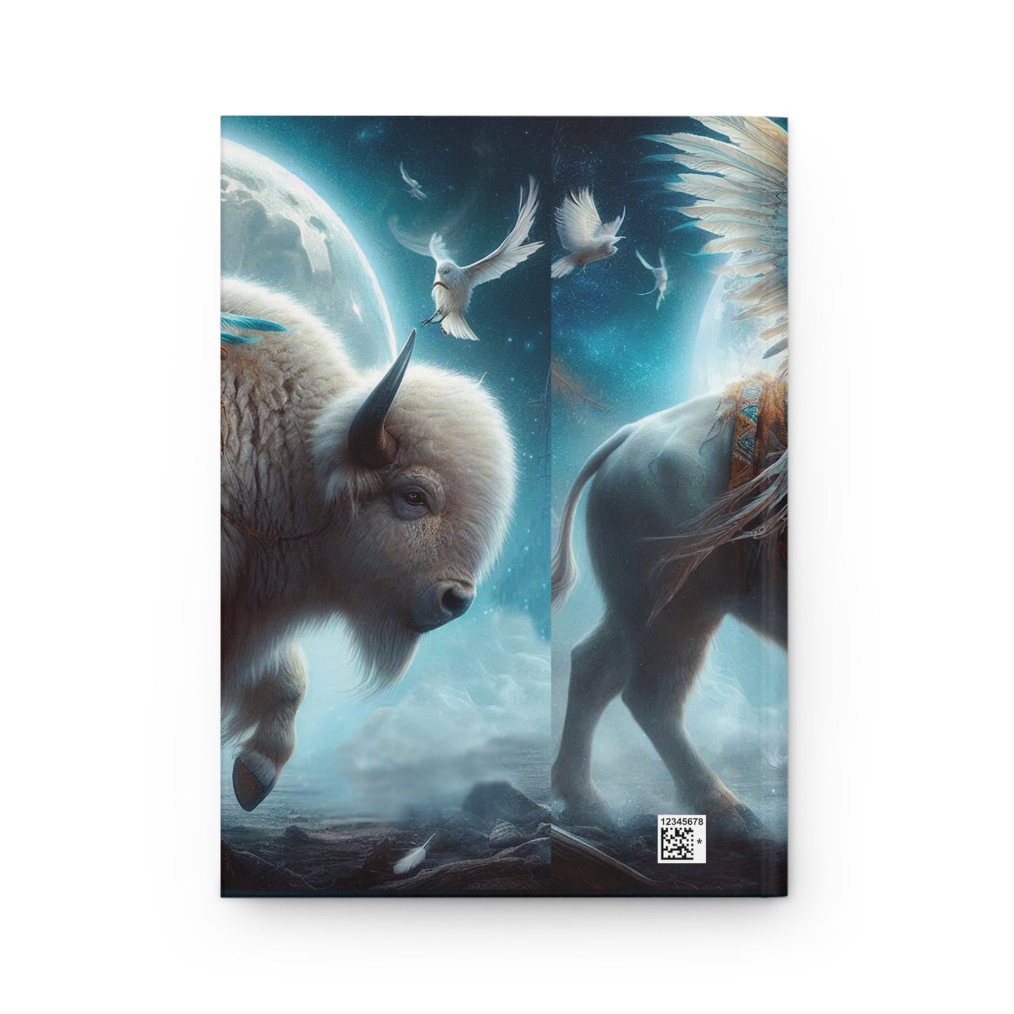 Wakan Gli "Sacred Return" White Buffalo Born June 2024 Hardcover Journal Matte