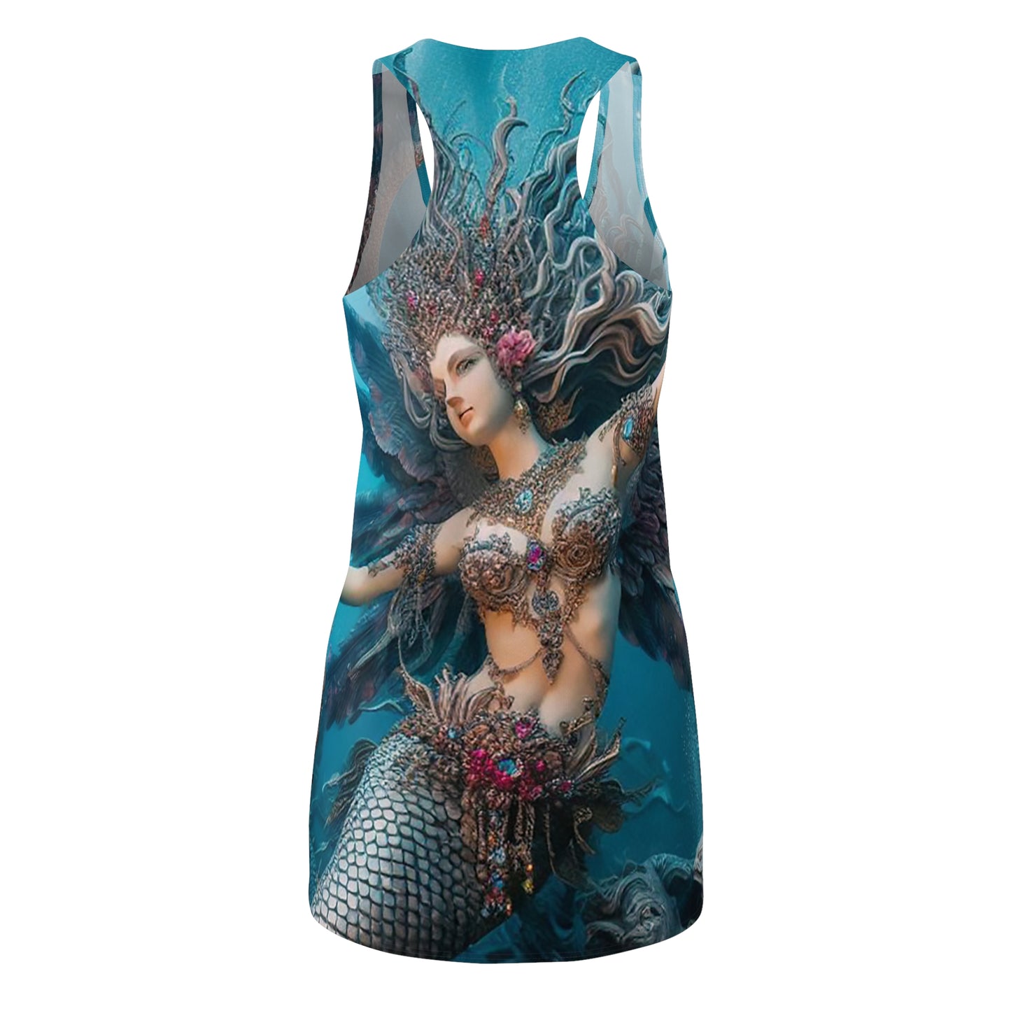 Lemuria Lemurmaid Mermaid Racerback Dress, Bohemian Style Dress, Summer Fashion