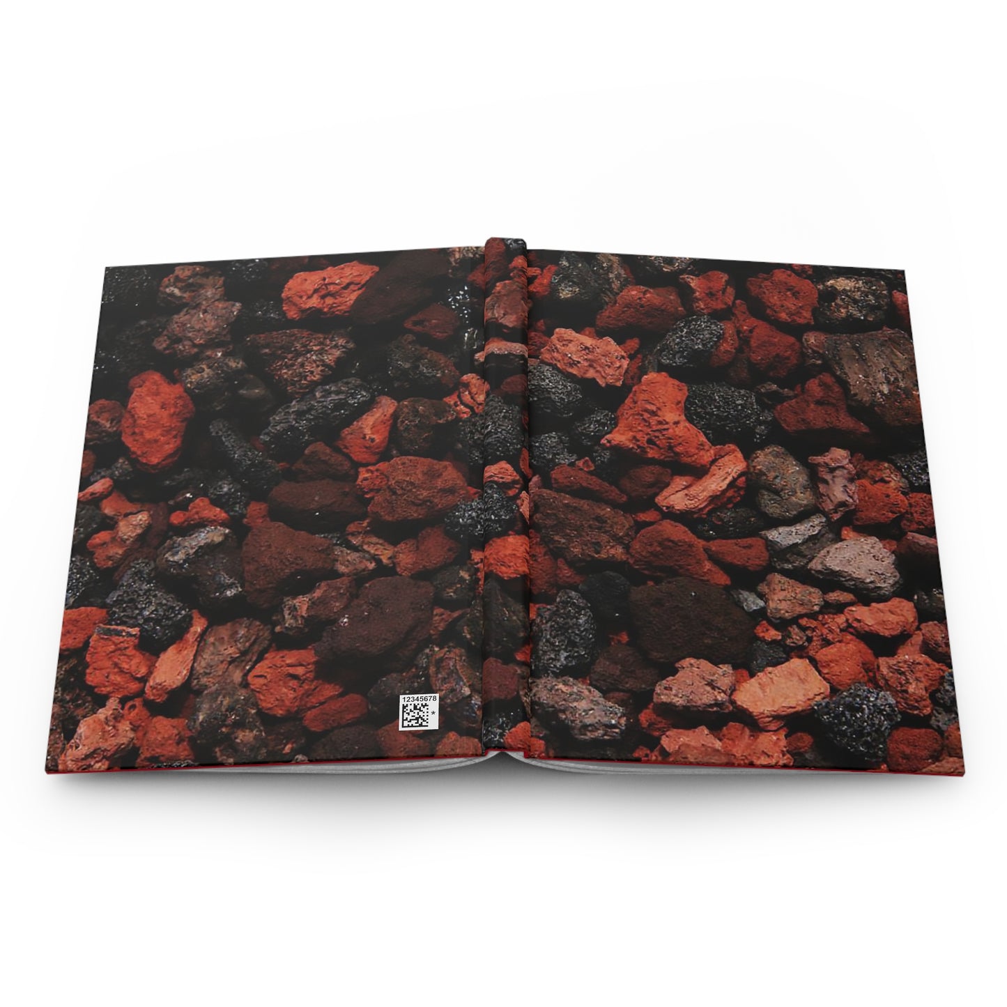 Pele Stone People, Natural Texture Hardcover Journal, Lava Rock, Hawaii