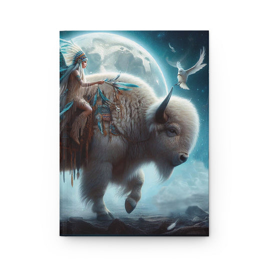 Wakan Gli "Sacred Return" White Buffalo Born June 2024 Hardcover Journal Matte