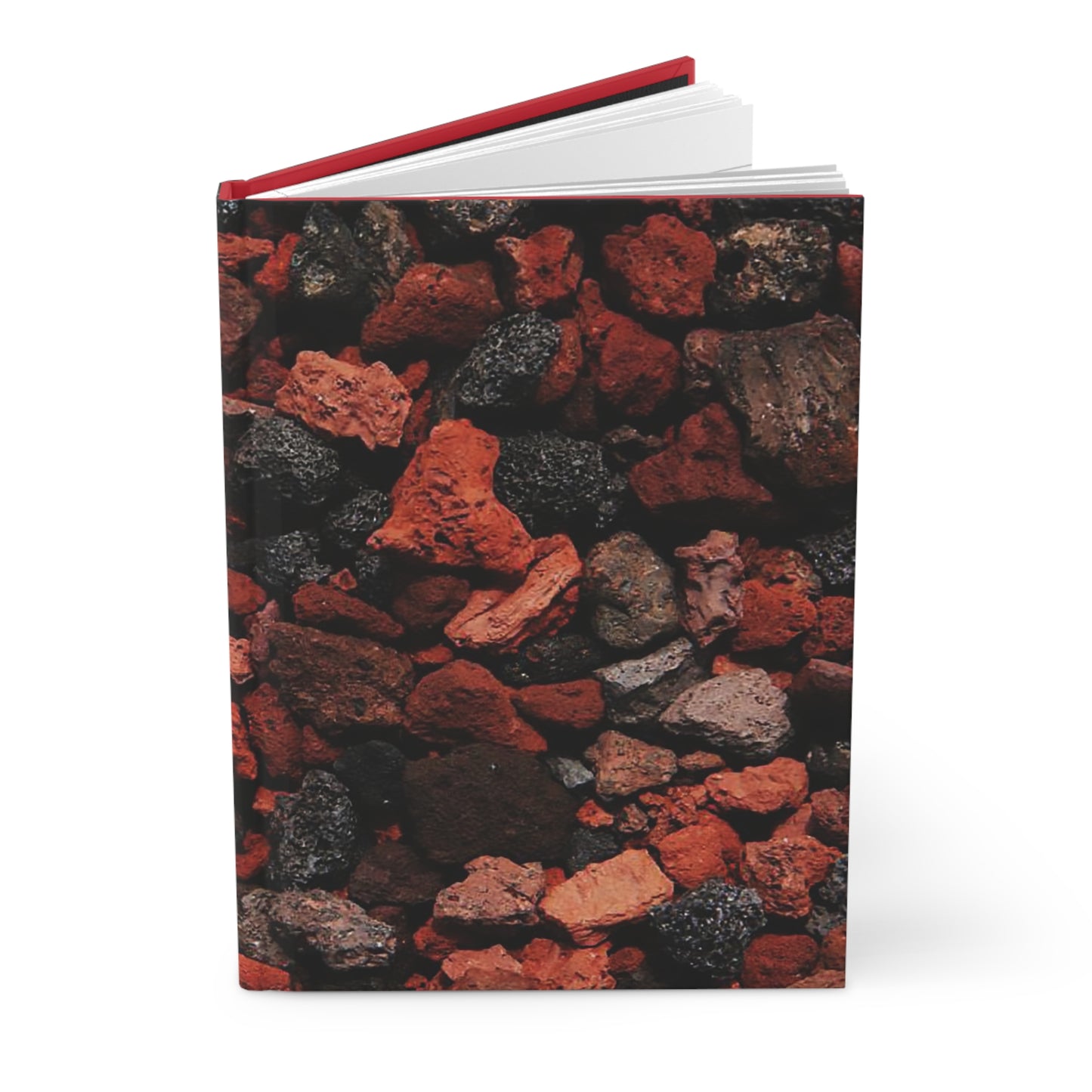 Pele Stone People, Natural Texture Hardcover Journal, Lava Rock, Hawaii