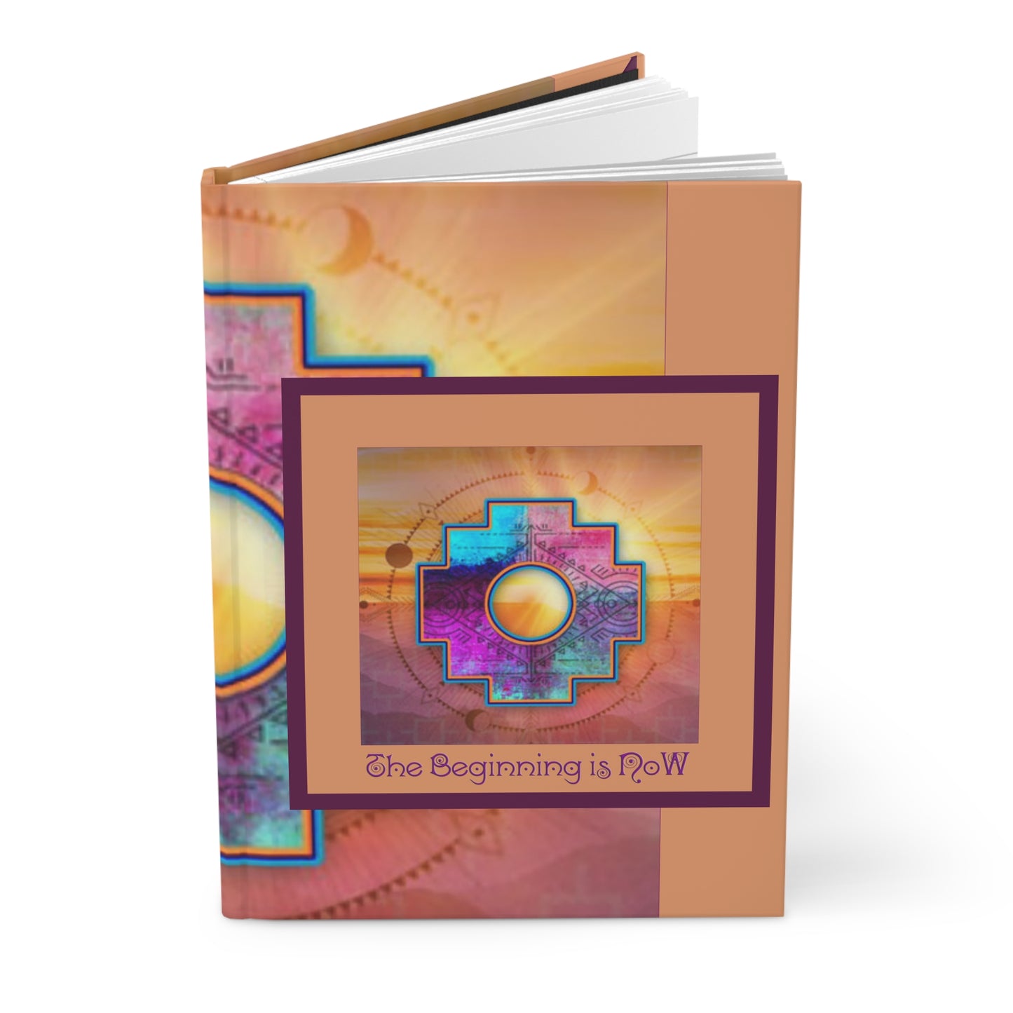 The Beginning is NoW, Vibrant Hardcover Journal for Reflection, Write Your Future  Gift, Creative Writing