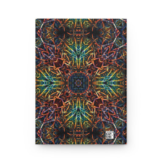 Stunning Kaleidoscope Hardcover Journal, Notebook for Writing, Diary, Gift for Artists, Spiritual Journaling, Meditation