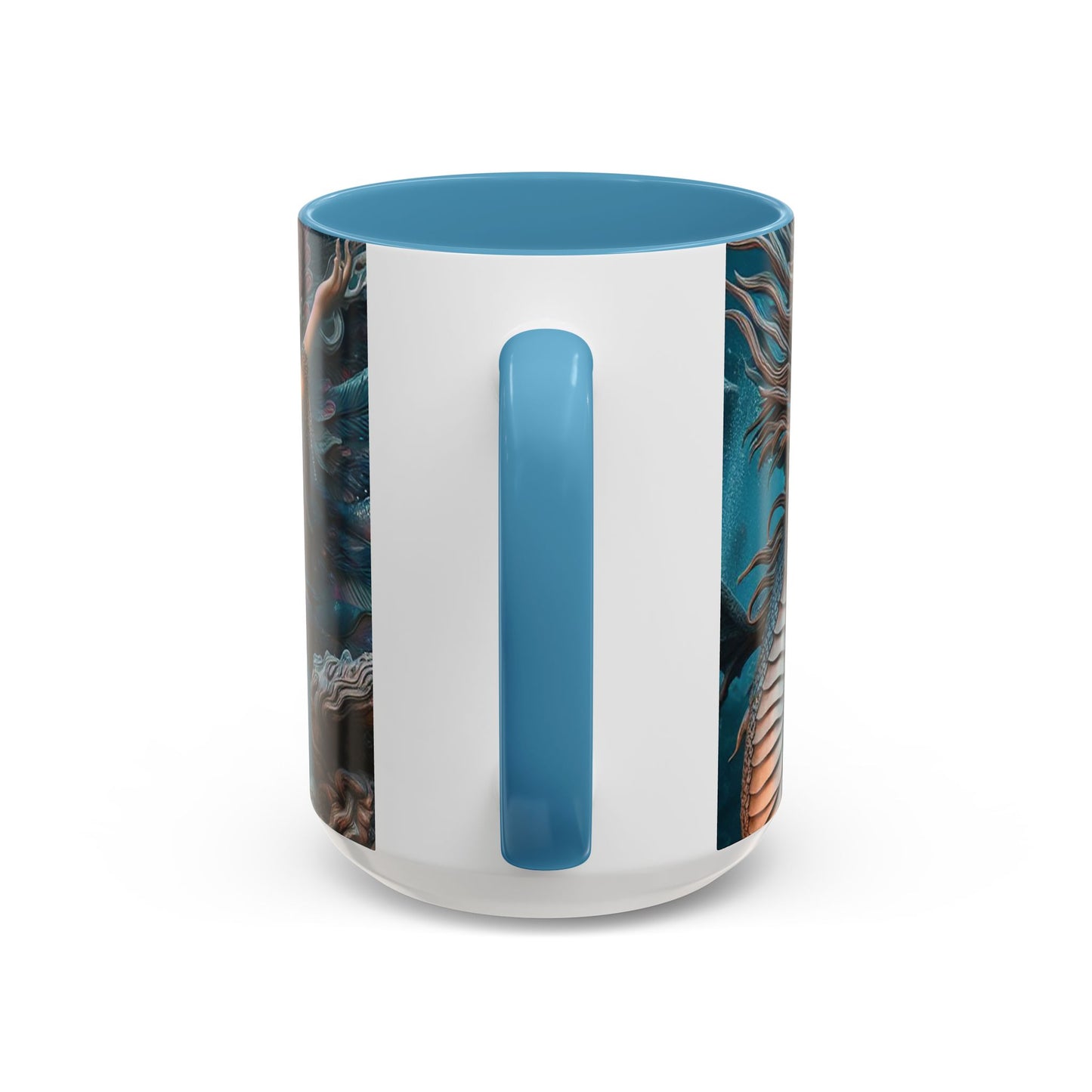 Mystical Mermaid Accent Coffee Mug | Perfect Gift for Fantasy Lovers | Ideal for Birthdays, Holidays, Home Decor, Unique Collectible